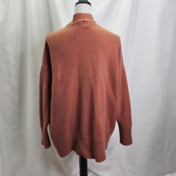 a new day Burnt Orange Rust Open Front Cardigan Size XL - Picture 8 of 8